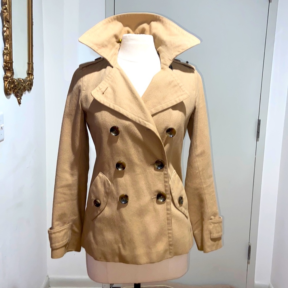 Tan Peacoat Size S